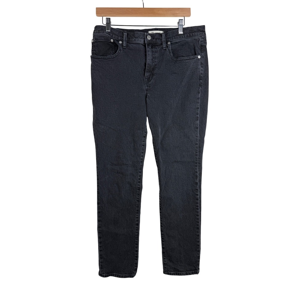 Madewell Women's The Slim Boyfriend Jeans size 29 Black Denim